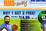 Try Flies Away with a Buy 1, Get 2 FREE Offer