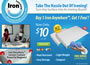 Try Iron Anywhere with a Buy 1, Get 1 FREE Offer!